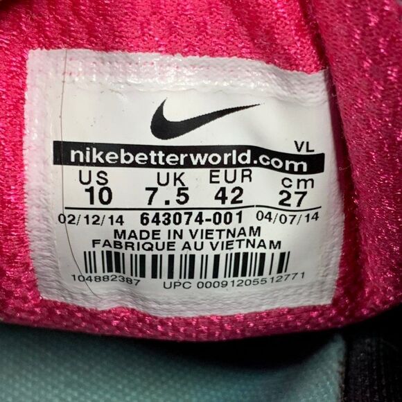 Nike Wild Trail Running Shoes Women's 10 Dark Grey Training Athletic‎ Sneakers - Picture 13 of 13